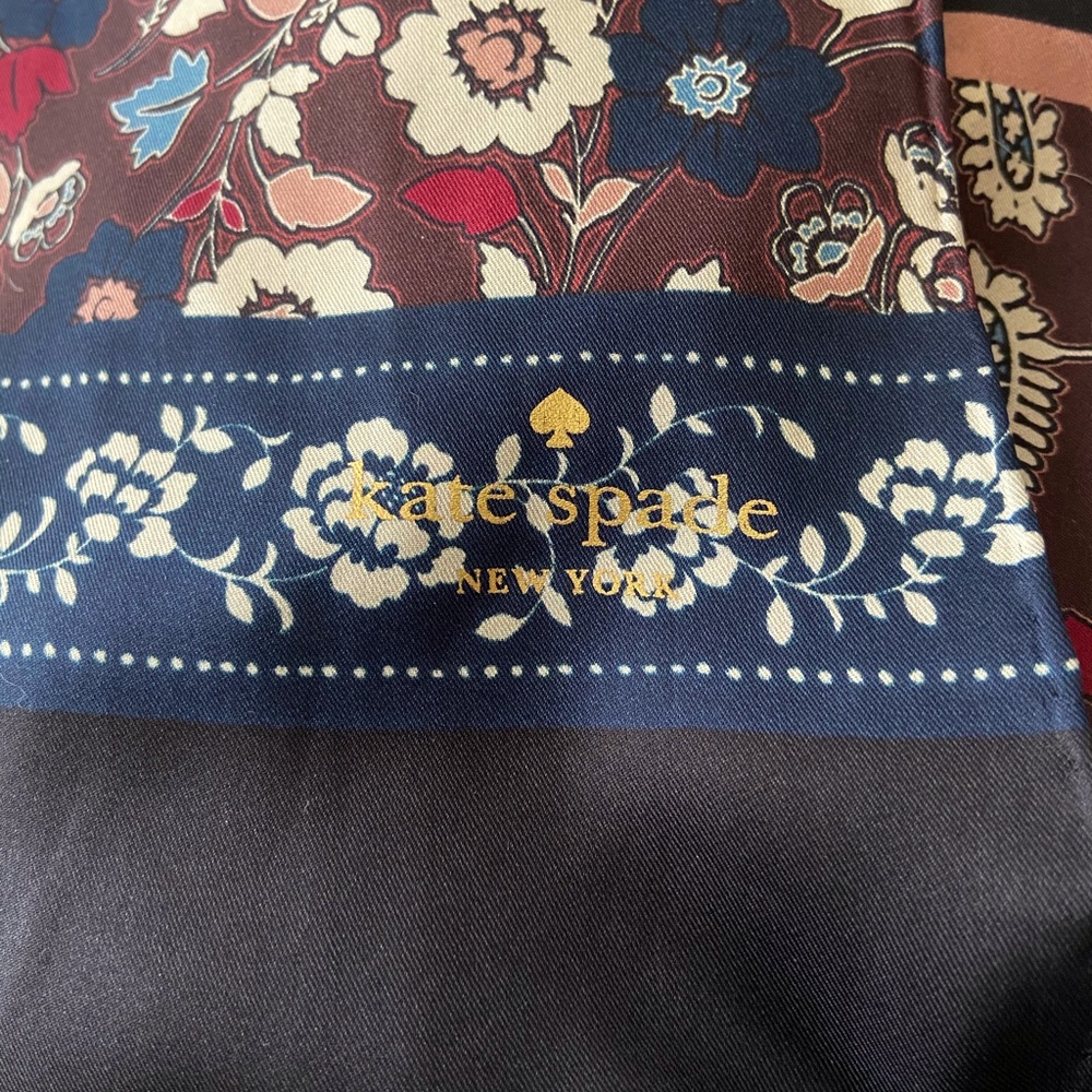 Kate Spade silk oblong scarf
